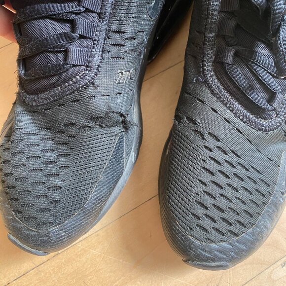 Nike air 270 black boys sneakers Size US 5.5Y Youth - Picture 2 of 7